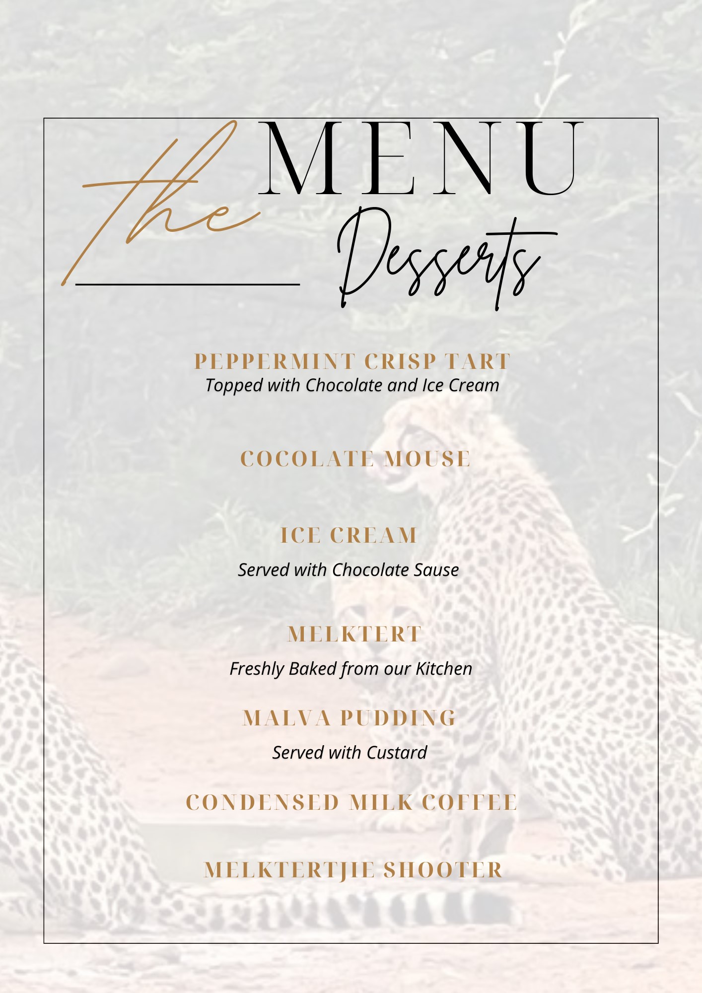 Desserts